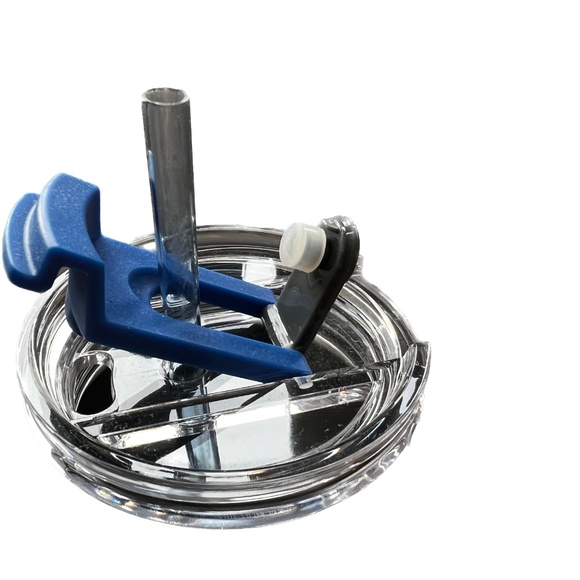 Asobu 20oz Blue Stainless Steel Insulated Travel Water Bottle Cup w. Lid & Straw - Picture 5 of 6